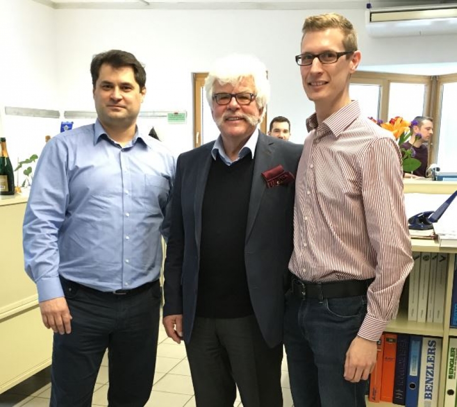 Wolfgang Hammer, Hans Joachim Grieb and Dr. Stefan Kern