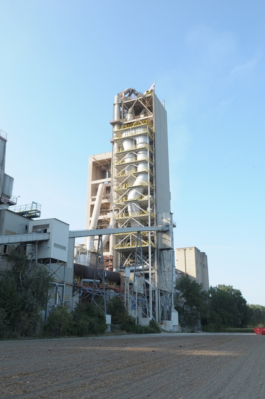 Mannersdorf kiln line with A TEC's in-line calciner in the front of the preheater